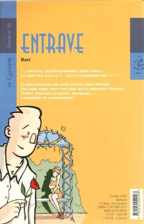 Verso de l'album Entrave
