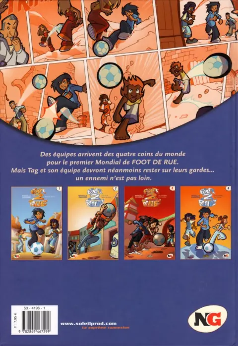 Verso de l'album Foot 2 rue Tome 4 Les ennemis de l'ombre
