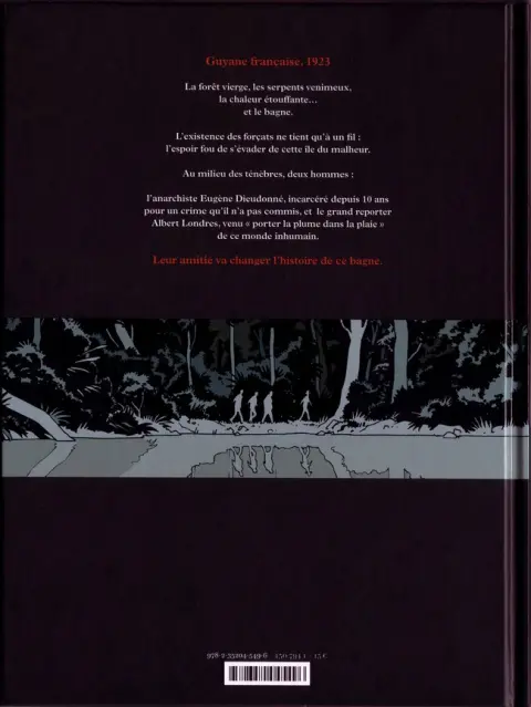 Verso de l'album Forçats Tome 1 Dans l'enfer du bagne