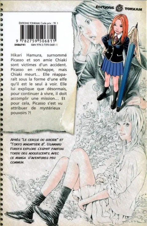 Verso de l'album Genkaku Picasso 1