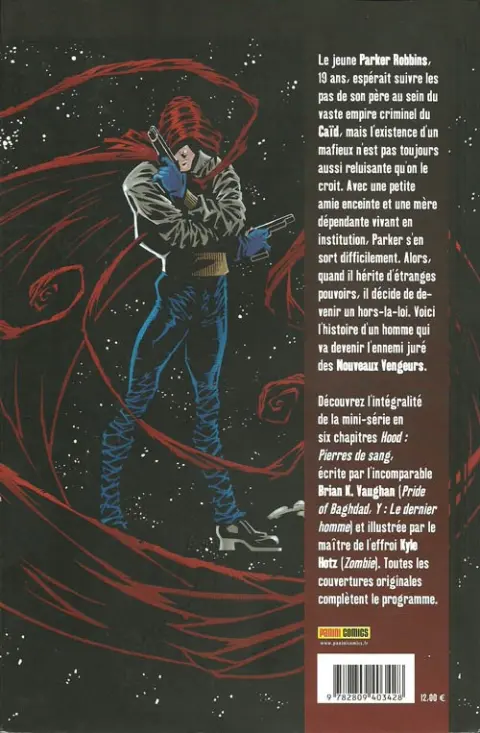 Verso de l'album Hood Tome 1 Pierres de sang