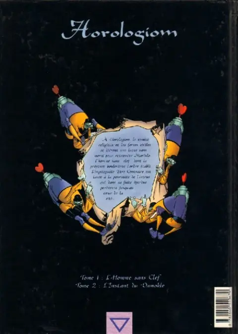 Verso de l'album Horologiom Tome 2 L'instant du Damokle