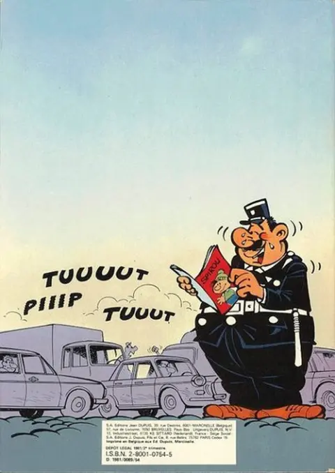 Verso de l'album L'Agent 212 Tome 1 24 heures sur 24
