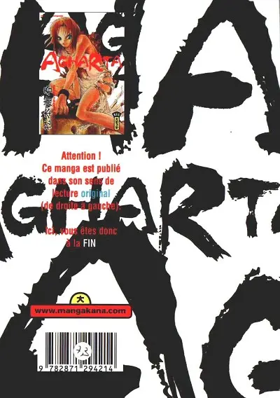 Verso de l'album Agharta Volume 2
