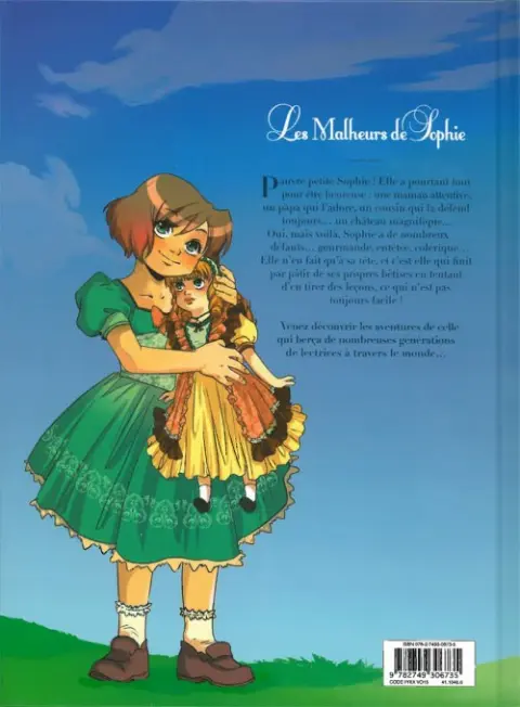 Verso de l'album Les malheurs de Sophie