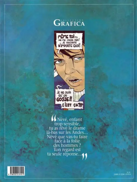 Verso de l'album Névé Tome 1 Bleu regard
