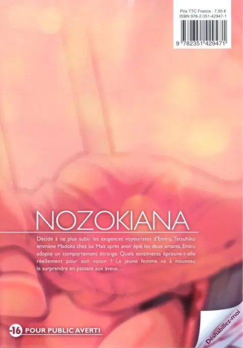 Verso de l'album Nozokiana 7