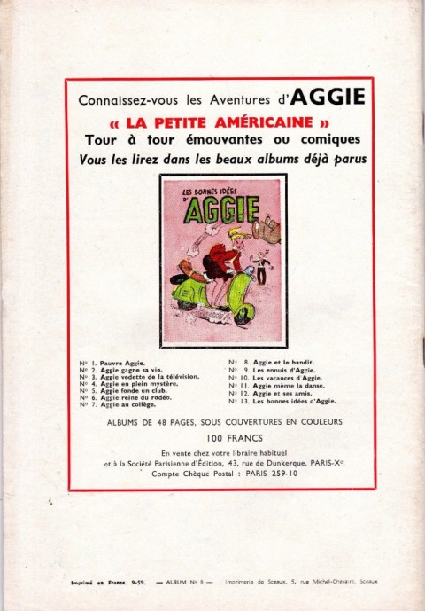 Verso de l'album La Petite Annie Tome 8 La route vers le Sud