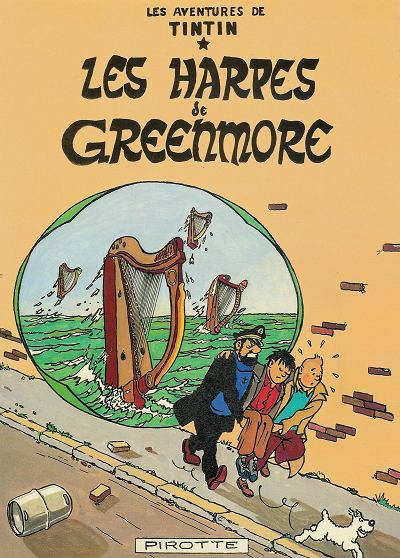 Couverture de l'album Tintin Les harpes de Greenmore