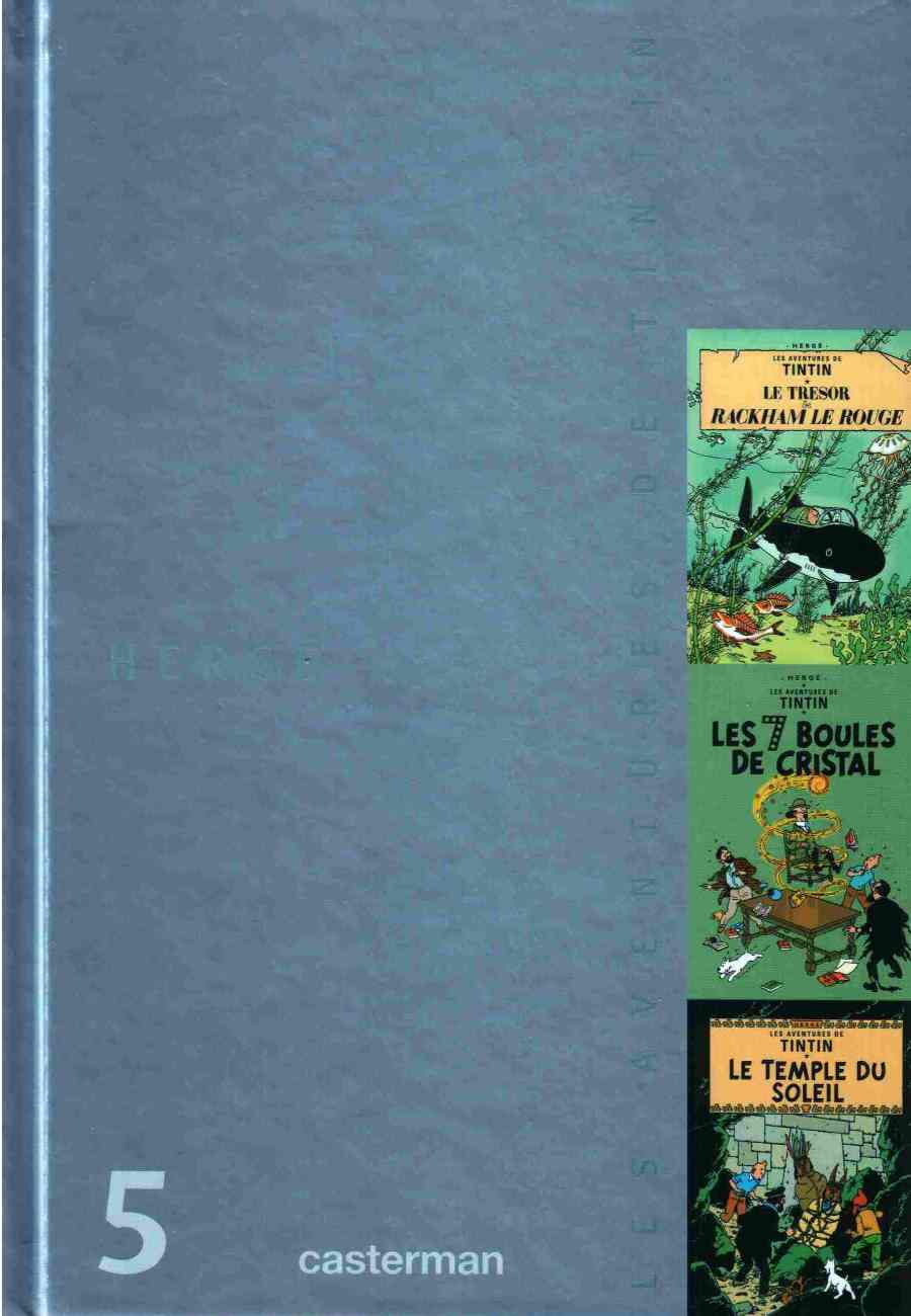 Couverture de l'album Tintin Coffret 75ème anniversaire Volume 5