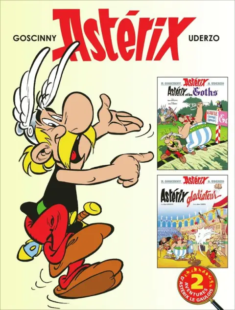 Couverture de l'album Astérix Tomes 3 et 4 Astérix et les Goths / Astérix gladiateur