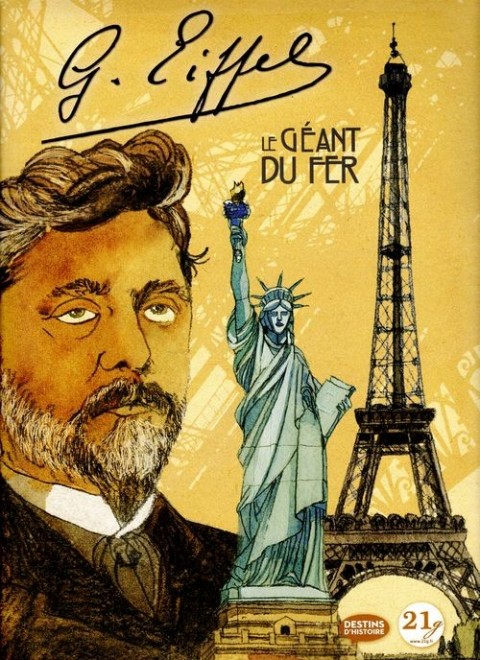Couverture de l'album Gustave Eiffel : Le géant du fer