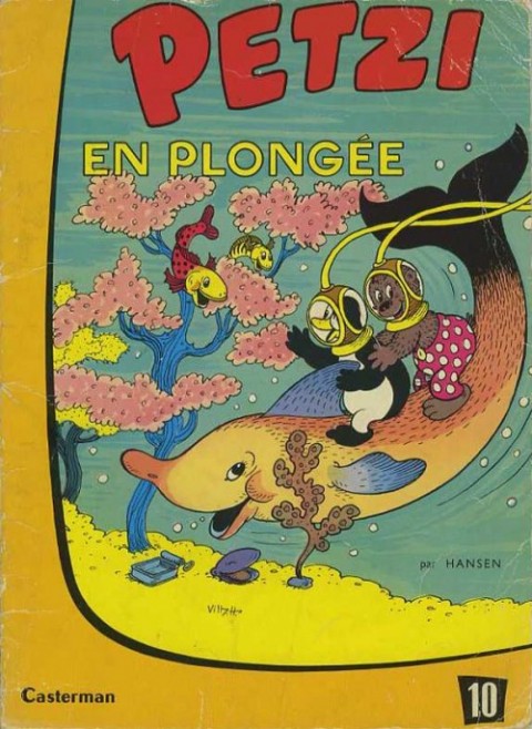 Couverture de l'album Petzi Tome 10 Petzi en plongée