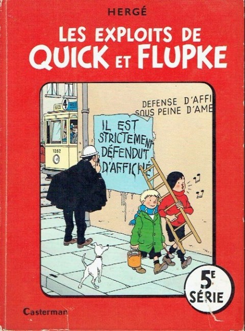 Couverture de l'album Quick et Flupke - Gamins de Bruxelles 5e série