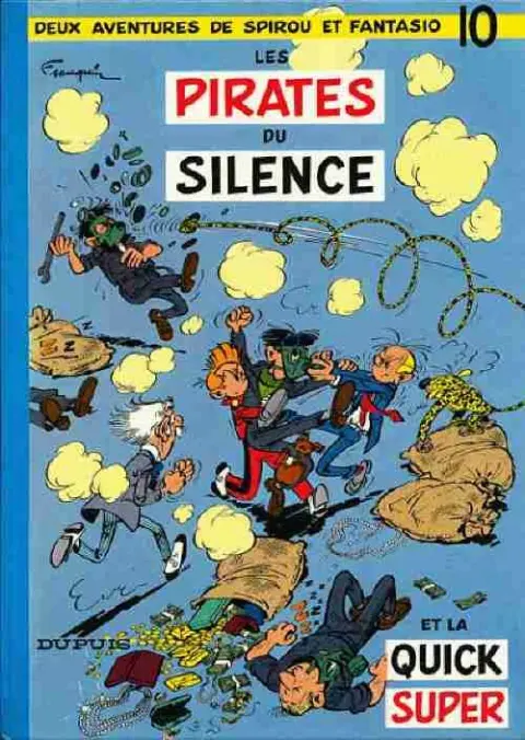 Couverture de l'album Spirou et Fantasio Tome 10 Les pirates du silence