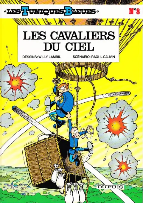 Couverture de l'album Les Tuniques Bleues Tome 8 Les cavaliers du ciel