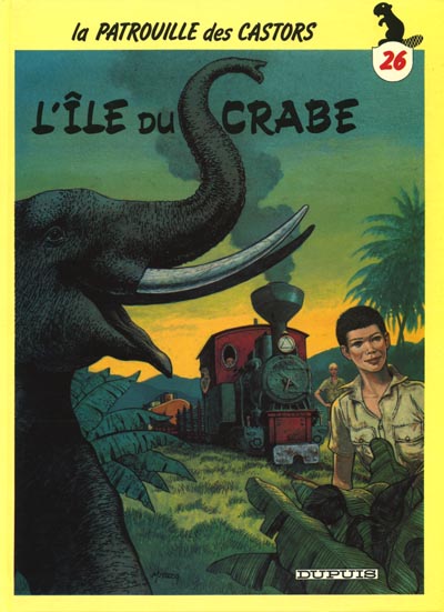 Couverture de l'album La Patrouille des Castors Tome 26 L'île du crabe