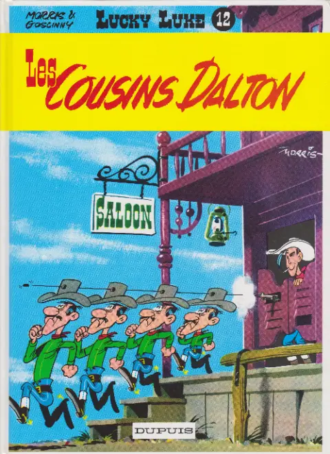 Couverture de l'album Lucky Luke Tome 12 Les cousins Dalton