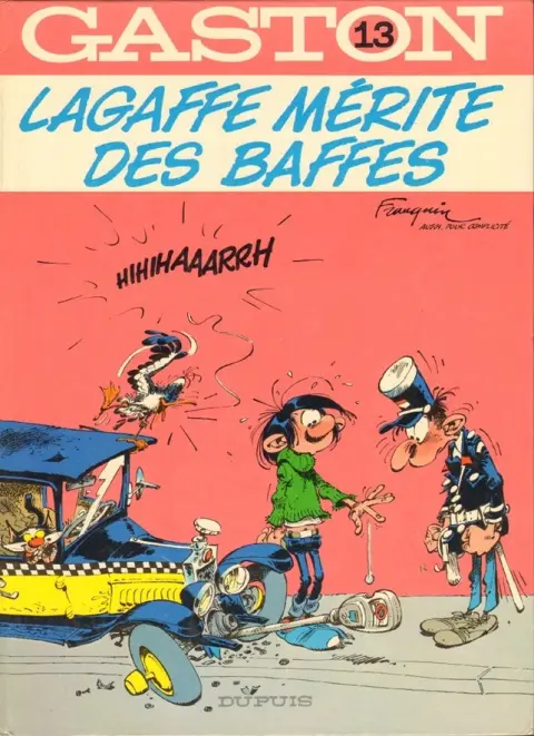 Couverture de l'album Gaston Tome 13 Lagaffe mérite des baffes