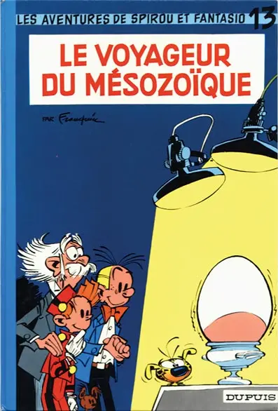 Couverture de l'album Spirou et Fantasio Tome 13 Le voyageur du mésozoïque