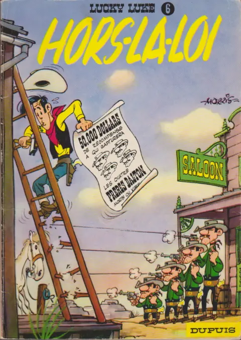Couverture de l'album Lucky Luke Tome 6 Hors-la-loi