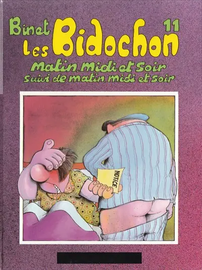 Couverture de l'album Les Bidochon Tome 11 Matin, midi et soir suivi de matin, midi et soir
