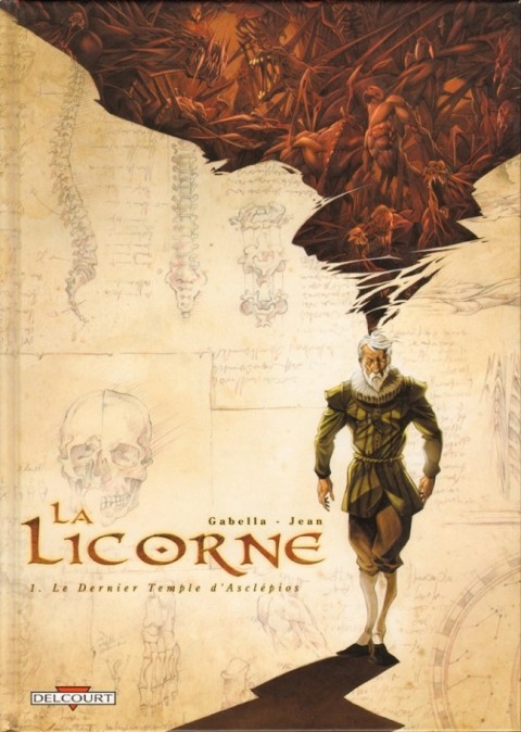 Couverture de l'album La Licorne Tome 1 Le Dernier Temple d'Asclépios