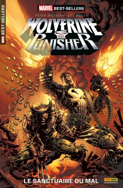 Couverture de l'album Marvel Best-sellers Tome 1 Wolverine/Punisher : Le sanctuaire du mal