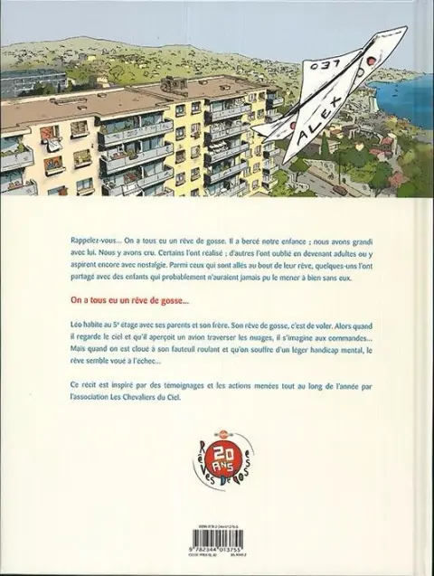Verso de l'album Rêves de gosse