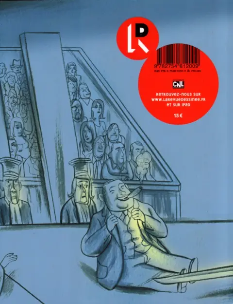 Verso de l'album La Revue dessinée #7