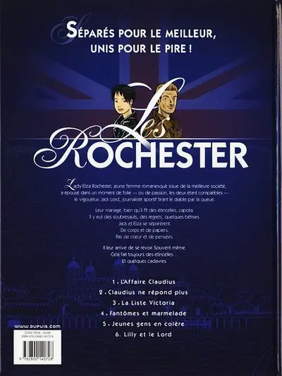 Verso de l'album Les Rochester Tome 6 Lilly et le lord