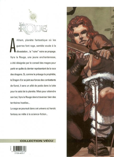 Verso de l'album La Roue Tome 4 Les 7 combattants de Korot - III