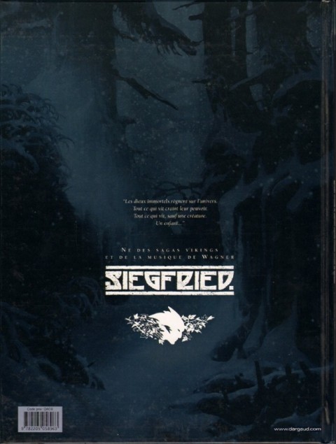 Verso de l'album Siegfried Tome 1