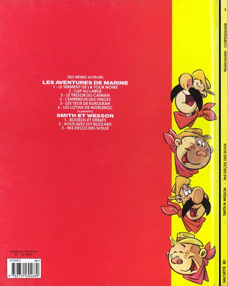 Verso de l'album Smith & Wesson Tome 3 Pas déçus, des Sioux