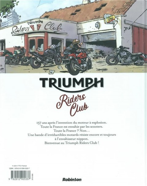 Verso de l'album Triumph Riders Club Tome 1 Les riders à Coventry