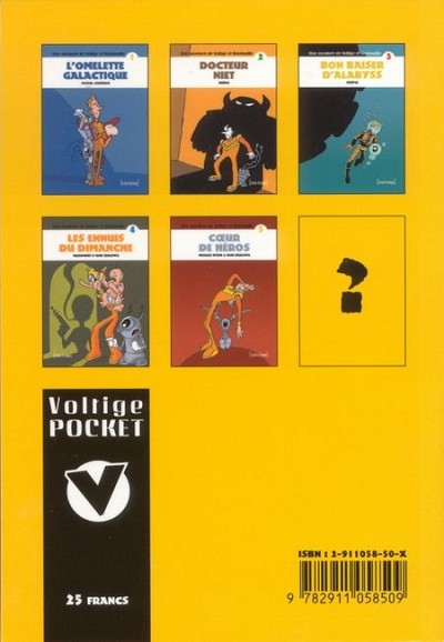 Verso de l'album Voltige et Ratatouille Tome 5 Cœur de héros