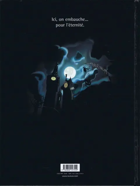 Verso de l'album Zombillénium 3 Control Freaks