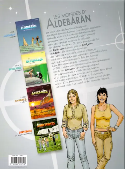 Verso de l'album Aldébaran Tome 5 La créature