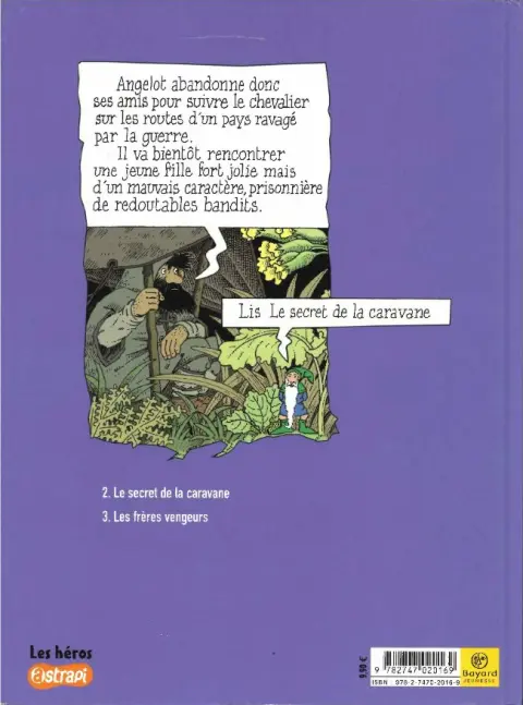 Verso de l'album Angelot du Lac Tome 1 Le temps des loups