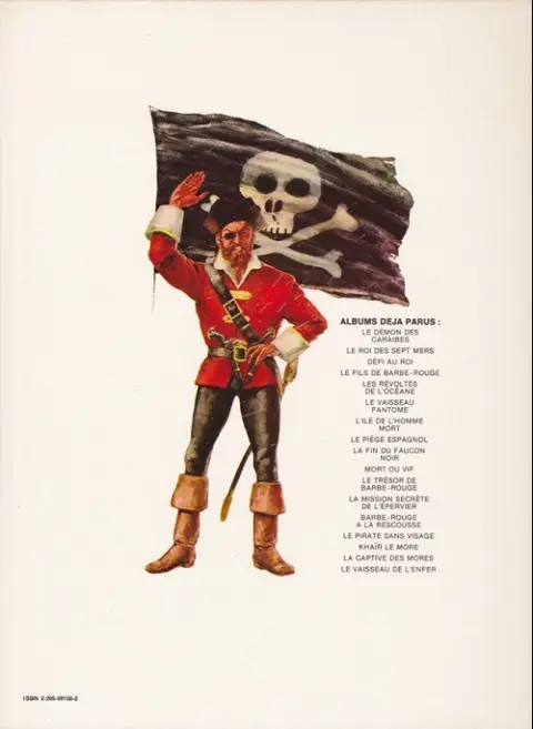 Verso de l'album Barbe-Rouge Tome 5 Les révoltés de l'Océane