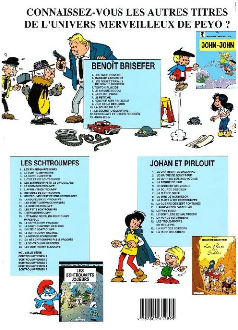 Verso de l'album Benoît Brisefer Tome 2 Madame adolphine