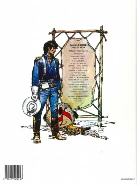 Verso de l'album Blueberry Tome 7 Le cheval de fer