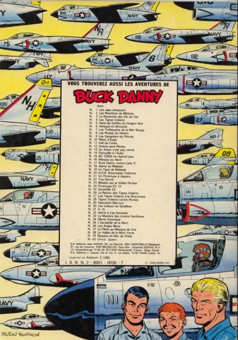 Verso de l'album Buck Danny Tome 2 Les Mystères de Midway