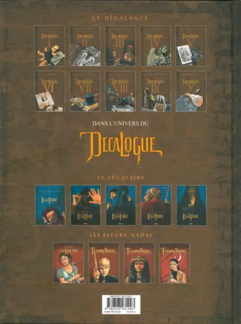 Verso de l'album Le Décalogue Tome 2 La Fatwa