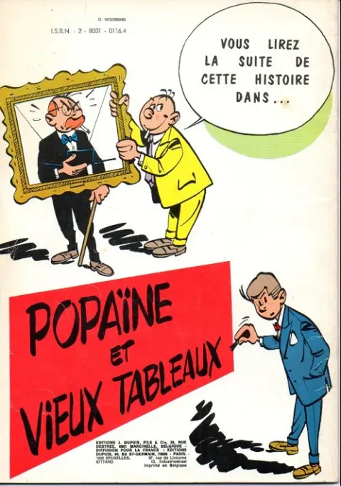 Verso de l'album Gil Jourdan Tome 1 Libellule s'évade