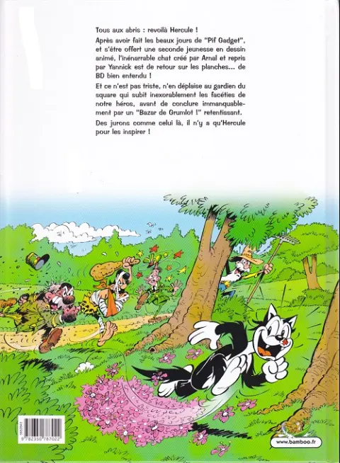 Verso de l'album Hercule - Bamboo Editions Tome 6 Bazar de Grumlot !