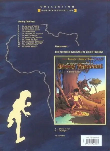 Verso de l'album Les aventures de Jimmy Tousseul Tome 8 Le visage de Dieu