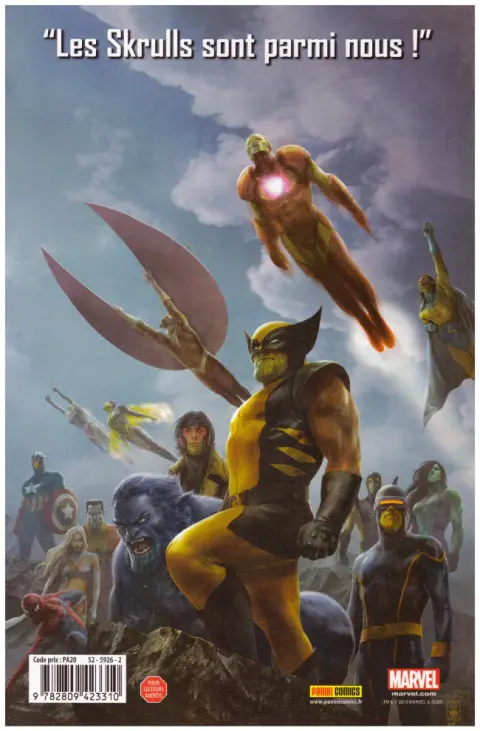 Verso de l'album The New Avengers Tome 5 L'Empire