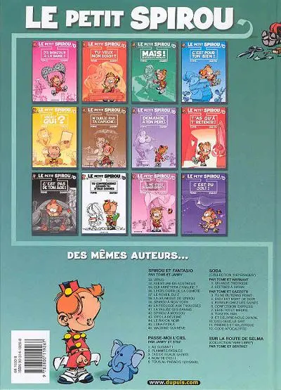 Verso de l'album Le Petit Spirou Tome 3 Mais ! Qu'est-ce que tu fabriques ?