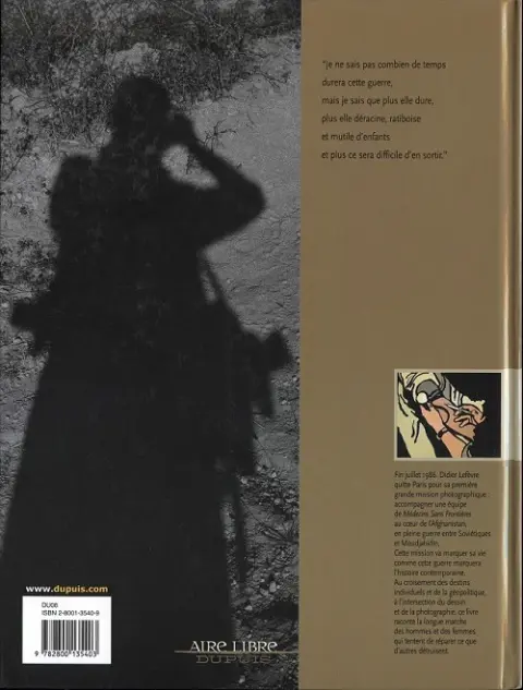 Verso de l'album Le Photographe Tome 2